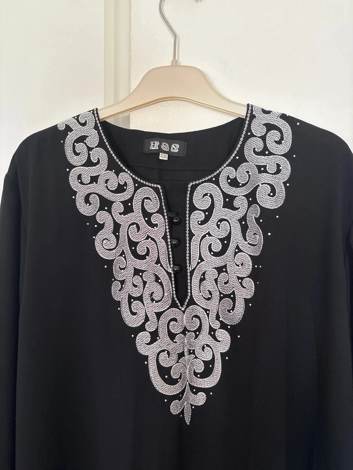 Djellaba preto novo XXL – photo 2